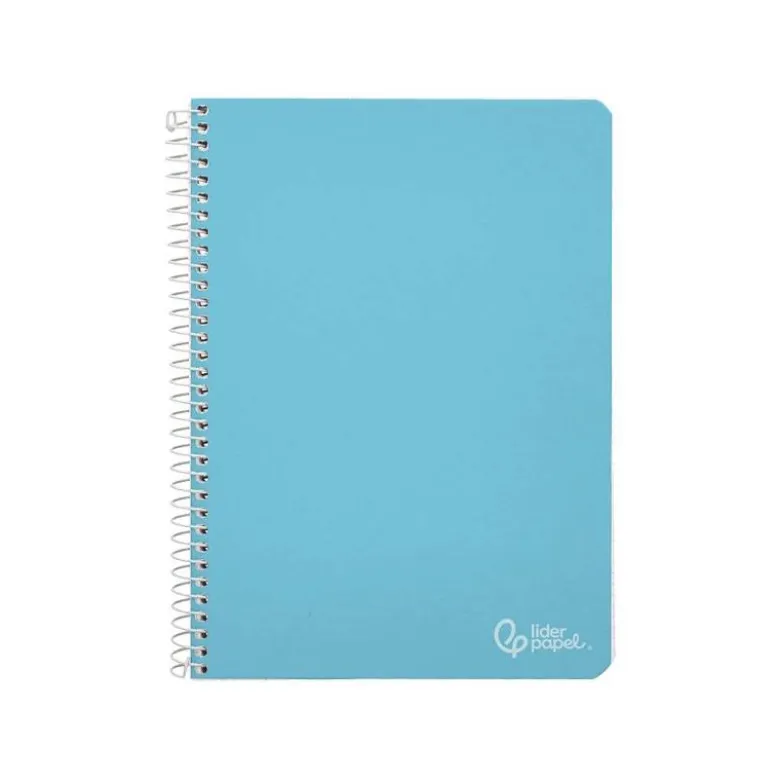 CUADERNO ESPIRAL LIDERPAPEL DIN A4 WITTY TAPA DURA 80H 90GR RAYADO HORIZONTAL 8MM CON MARGEN COLORES SURTIDOS