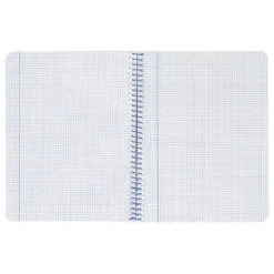 CUADERNO ESPIRAL LIDERPAPEL A4 WONDER TAPA PLASTICO 80H 90GR CUADRO 4MM CON MARGEN COLOR VERDE OSCURO