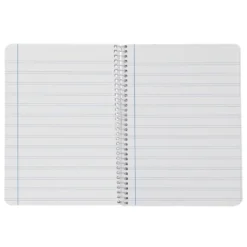 CUADERNO ESPIRAL LIDERPAPEL DIN A5 SMART TAPA BLANDA 80H 75GR RAYADO MONTESSORI 5MM COLORES SURTIDOS
