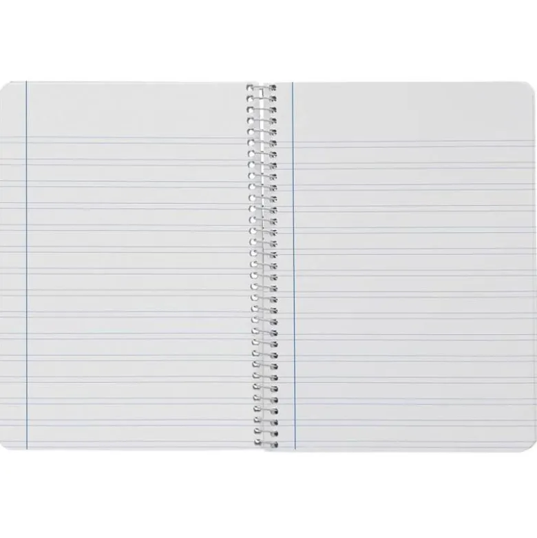 CUADERNO ESPIRAL LIDERPAPEL DIN A4 WITTY TAPA DURA 80H 90GR PAUTA 3,5MM CON MARGEN COLORES SURTIDOS