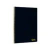 CUADERNO ESPIRAL LIDERPAPEL DIN A4 SMART TAPA BLANDA 80H 75GR PAUTA 3,5MM CON MARGEN COLOR NEGRO