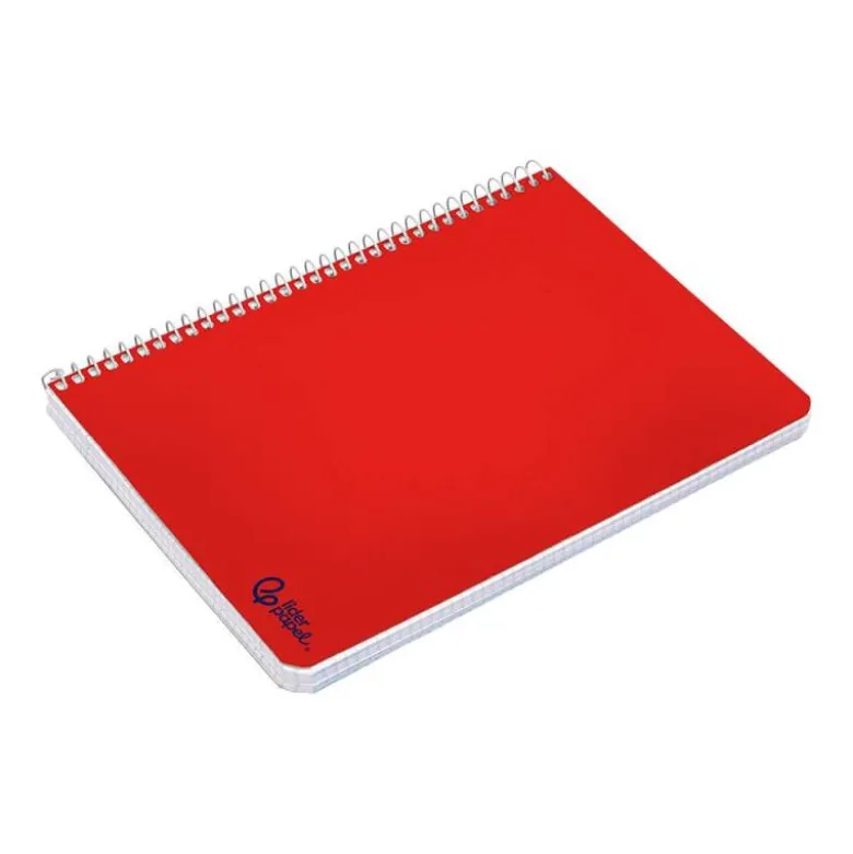CUADERNO ESPIRAL LIDERPAPEL DIN A5 WITTY TAPA DURA 80H 90GR MILIMETRADO 2MM COLORES SURTIDOS