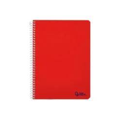 CUADERNO ESPIRAL LIDERPAPEL DIN A5 WITTY TAPA DURA 80H 90GR CUADRO 8MM CON MARGEN COLORES SURTIDOS