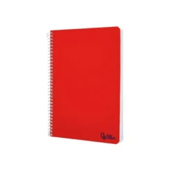 CUADERNO ESPIRAL LIDERPAPEL DIN A5 WITTY TAPA DURA 80H 90GR CUADRO 8MM CON MARGEN COLORES SURTIDOS