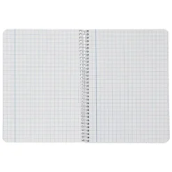 CUADERNO ESPIRAL LIDERPAPEL DIN A5 WITTY TAPA DURA 80H 90GR CUADRO 8MM CON MARGEN COLORES SURTIDOS