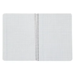 CUADERNO ESPIRAL LIDERPAPEL DIN A5 WITTY TAPA DURA 80H 90GR CUADRO 5MM CON MARGEN COLORES SURTIDOS
