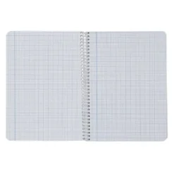 CUADERNO ESPIRAL LIDERPAPEL DIN A4 SMART TAPA BLANDA 80H 75GR MILIMETRADO 2MM COLORES SURTIDOS