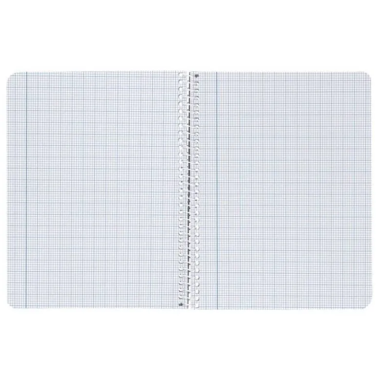 CUADERNO ESPIRAL LIDERPAPEL DIN A4 WITTY TAPA DURA 80H 90GR MILIMETRADO 2MM COLORES SURTIDOS