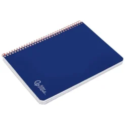 CUADERNO ESPIRAL LIDERPAPEL DIN A4 WITTY TAPA DURA 80H 90GR RAYADO HORIZONTAL CON MARGEN COLOR AZUL OSCURO
