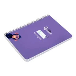 CUADERNO ESPIRAL LIDERPAPEL DI N A5 PAUTAGUIA TAPA DURA 80H 90 GR CUADRO PAUTADO 5MM COLOR LILA