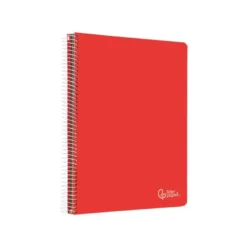 CUADERNO ESPIRAL LIDERPAPEL A5 MICRO WITTY TAPA DURA 120H 90GR CUADRO 5MM 5 BANDAS 6 TALADROS COLORES SURTIDOS