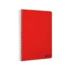 CUADERNO ESPIRAL LIDERPAPEL DIN A5 SMART TAPA BLANDA 80H 75GR PAUTA 2,5MM CON MARGEN COLORES SURTIDOS