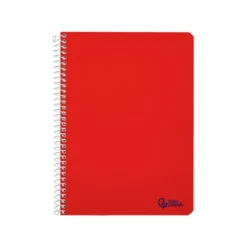 CUADERNO ESPIRAL LIDERPAPEL DIN A5 SMART TAPA BLANDA 80H 75GR PAUTA 2,5MM CON MARGEN COLORES SURTIDOS