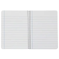 CUADERNO ESPIRAL LIDERPAPEL DIN A5 SMART TAPA BLANDA 80H 75GR PAUTA 2,5MM CON MARGEN COLORES SURTIDOS