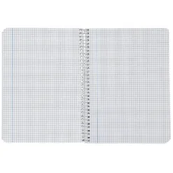 CUADERNO ESPIRAL LIDERPAPEL DIN A5 SMART TAPA BLANDA 80H 75GR CUADRO 5MM CON MARGEN COLORES SURTIDOS