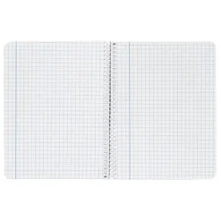CUADERNO ESPIRAL LIDERPAPEL DIN A4 WITTY TAPA DURA 80H 90GR CUADRO 6MM CON MARGEN COLORES SURTIDOS