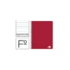 Cuaderno Espiral Liderpapel Write Tamaño Folio 80 hojas Rayado Horizontal de Color Rojo