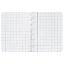 CUADERNO ESPIRAL LIDERPAPEL DIN A4 WITTY TAPA DURA 80H 90GR CUADRO 8MM CON MARGEN COLORES SURTIDOS