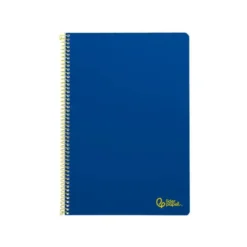 CUADERNO ESPIRAL LIDERPAPEL DIN A4 SMART TAPA BLANDA 80H 75GR PAUTA 3,5MM CON MARGEN COLOR AZUL OSCURO