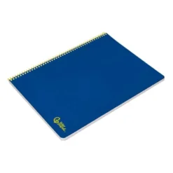 CUADERNO ESPIRAL LIDERPAPEL DIN A4 SMART TAPA BLANDA 80H 75GR PAUTA 3,5MM CON MARGEN COLOR AZUL OSCURO