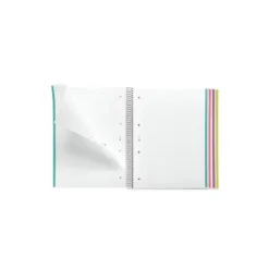 CUADERNO ESPIRAL MIQUELRIUS DIN A4 120 HOJAS 70 GR CUADRO 5 MM TAPA POLIPROPILENO AURORA PROVENCE