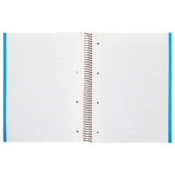 CUADERNO ESPIRAL NAVIGATOR DIN A4 MICRO TAPA FORRADA 120H 80GR CUADRO 5MM 5 BANDAS 4 TALADROS ROSA