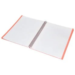CUADERNO ESPIRAL NAVIGATOR A4 MICRO TAPA FORRADA 80H 80GR CUADRO 5MM 1 BANDA COLOR CORAL
