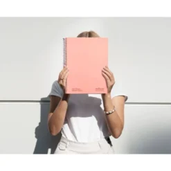 CUADERNO ESPIRAL NAVIGATOR A4 MICRO TAPA FORRADA 80H 80GR CUADRO 5MM 1 BANDA COLOR CORAL