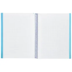 CUADERNO ESPIRAL NAVIGATOR A4 MICRO TAPA FORRADA 80H 80GR CUADRO 5 MM 1 BANDA COLOR CELESTE