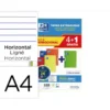 CUADERNO ESPIRAL OXFORD TAPA EXTRADURA FOLIO 80 HOJAS 90 GR RAYADO HORIZONTAL COLORES VIVOS PACK DE 4+1 UNIDADES