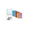 Cuaderno espiral papercop cuarto tapa plástico 80 hojas 90gr/m2 pauta 2,5mm con margen (NO SE PUEDE ELEGIR COLOR)