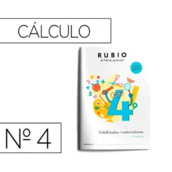 CUADERNO RUBIO HABILIDADES MATEMATICAS + 4 AÑOS