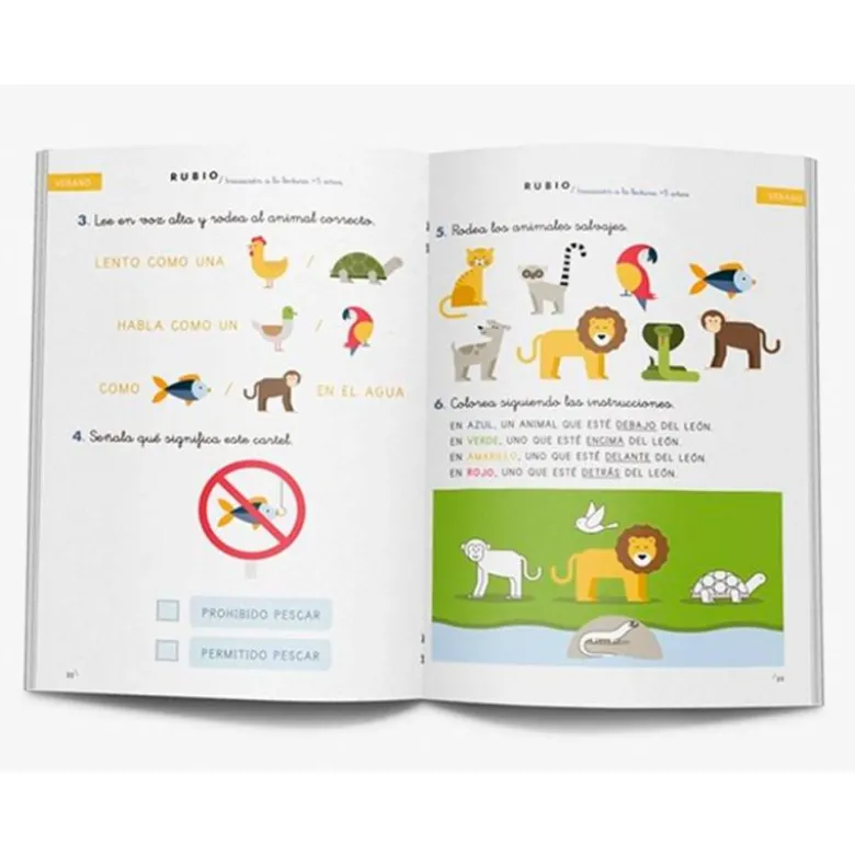 CUADERNO RUBIO LECTURAS COMPRENSIVAS + 7 AÑOS