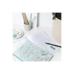 CUADERNO RUBIO LETTERING CALIGRAFIA CREATIVA NATURALEZA Y MEDIO AMBIENTE
