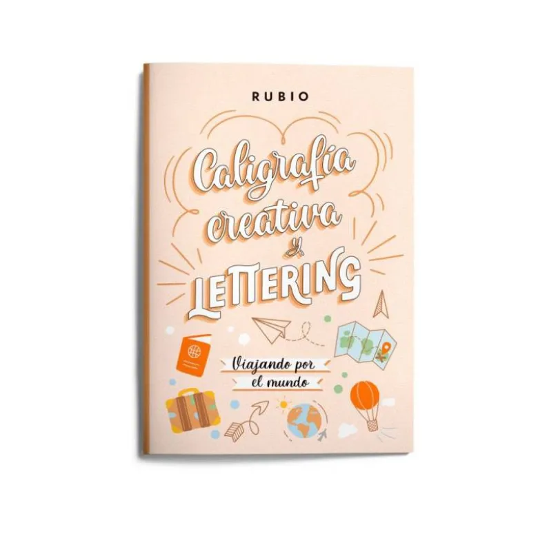 CUADERNO RUBIO LETTERING CALIGRAFIA CREATIVA VIAJANDO POR EL MUNDO
