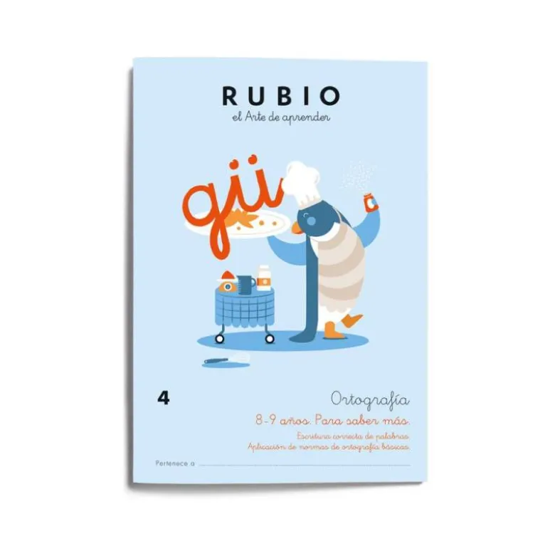 CUADERNO RUBIO ORTOGRAFIA 4