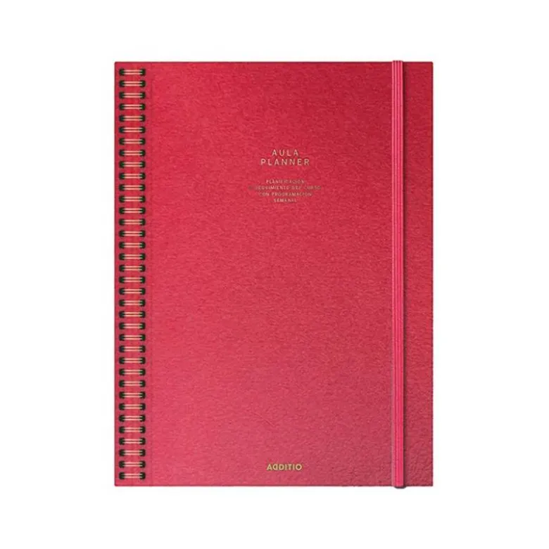 CUADERNO AULA PLANNER ADDITIO DIN A4 160 PAGINAS PLAN ANUAL Y MENSUAL CON PROGRAMCION Y EVALUACION