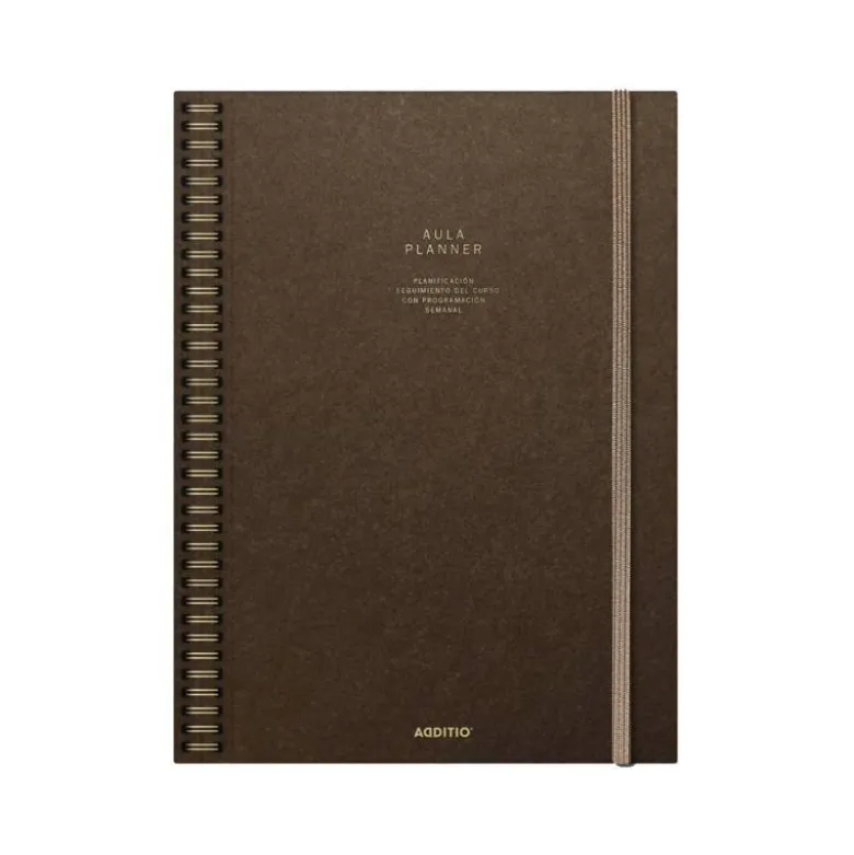 CUADERNO AULA PLANNER ADDITIO DIN A4 160 PAGINAS PLAN ANUAL Y MENSUAL CON PROGRAMCION Y EVALUACION