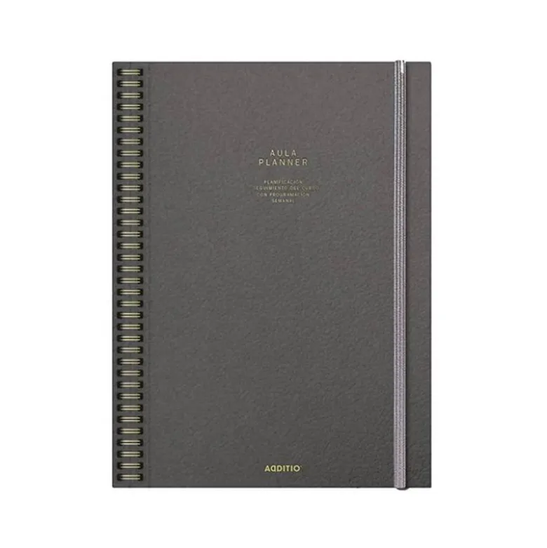 CUADERNO AULA PLANNER ADDITIO DIN A4 160 PAGINAS PLAN ANUAL Y MENSUAL CON PROGRAMCION Y EVALUACION