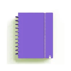 CUADERNO CARCHIVO INGENIOX FOAM A4 80H CUADRICULA MALVA PASTEL