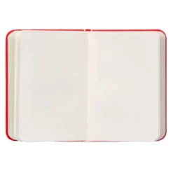 CUADERNO CON GOMILLA ANTARTIK NOTES TAPA DURA A7 HOJAS LISAS ROJO 80 HOJAS 80 GR FSC