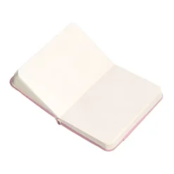 CUADERNO CON GOMILLA ANTARTIK NOTES TAPA DURA A7 HOJAS LISAS ROSA PASTEL 80 HOJAS 80 GR FSC