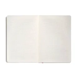 CUADERNO CON GOMILLA ANTARTIK NOTES TAPA BLANDA A5 HOJAS CUADRICULA ROSA PASTEL 80 HOJAS 80 GR FSC