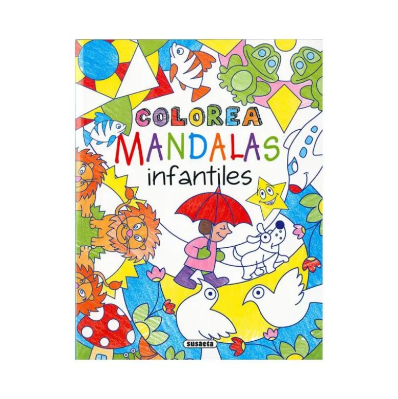 CUADERNO DE COLOREAR SUSAETA MANDALAS INFANTILES 96 PAGINAS 21,4X27,8 CM