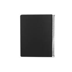 CUADERNO ESPIRAL ANTARTIK MICRO A4 TAPA FOAM 120H 90GR CUADRO 5MM 5 BANDAS 4 TALADROS COLOR NEGRO