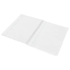 Cuaderno espiral Liderpapel Tamaño folio 80 hojas Tapa dura Cuadricula 3 mm 75 g/m2 Con margen Colores surtidos