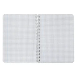 CUADERNO ESPIRAL LIDERPAPEL DIN A5 SMART TAPA BLANDA 80H 75GR CUADRO 4MM CON MARGEN COLORES SURTIDOS