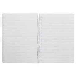 CUADERNO ESPIRAL LIDERPAPEL DI N A4 PAUTAGUIA TAPA BLANDA 80H 75 GR CUADRO PAUTADO 4MM COLOR AMARILLO