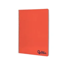 CUADERNO ESPIRAL LIDERPAPEL A5 WONDER TAPA PLASTICO 80H 90GR LISO COLORES SURTIDOS
