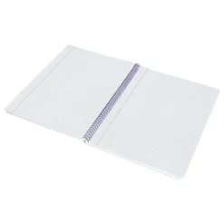 CUADERNO ESPIRAL LIDERPAPEL DIN A4 SMART TAPA BLANDA 80H 75GR CUADRO 4MM CON MARGEN COLOR VERDE